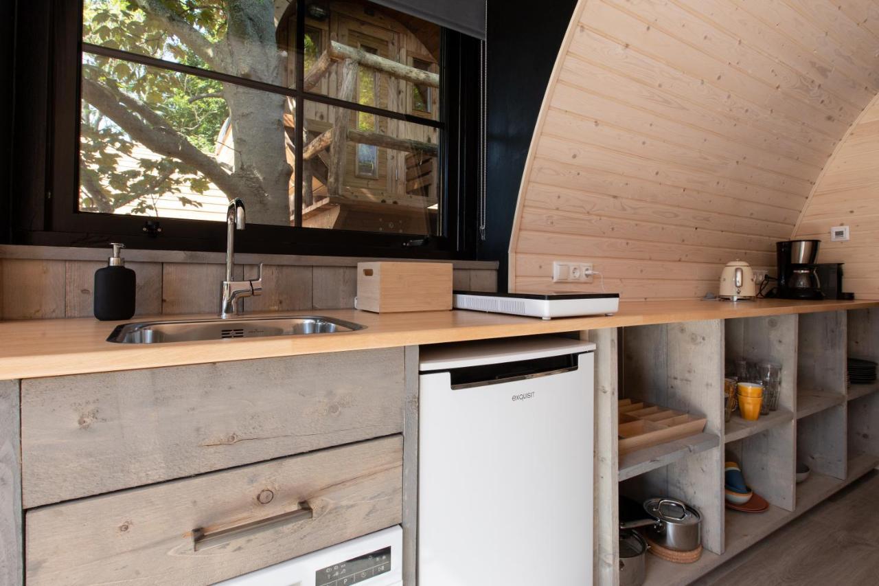 Pod Huisje Met Hottub ドックム エクステリア 写真